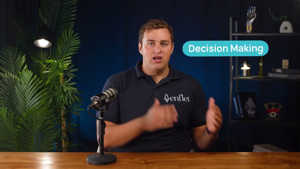 Alfredo Roselli explaining decision-making in Enflet’s published account breakdown
